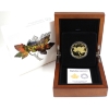 Image 1 : 2019 $20 Iconic Maple Leaves Gold Plated Fine Silver Coin (Tax Exempt)