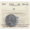 Image 1 : 5-cent 1953 SF ICCS MS65
