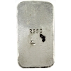 Image 2 : 2oz Rocky Shore Silver Co. Hammered Bar w/ Skull & Swords .999 Fine Silver (Tax Exempt)