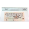 Image 2 : RADAR BC-55c-i 1986 $2 4 Digit RADAR Legacy Superb GEM UNC68 PPQ Bonin-Thiessen SN: EGU2490942