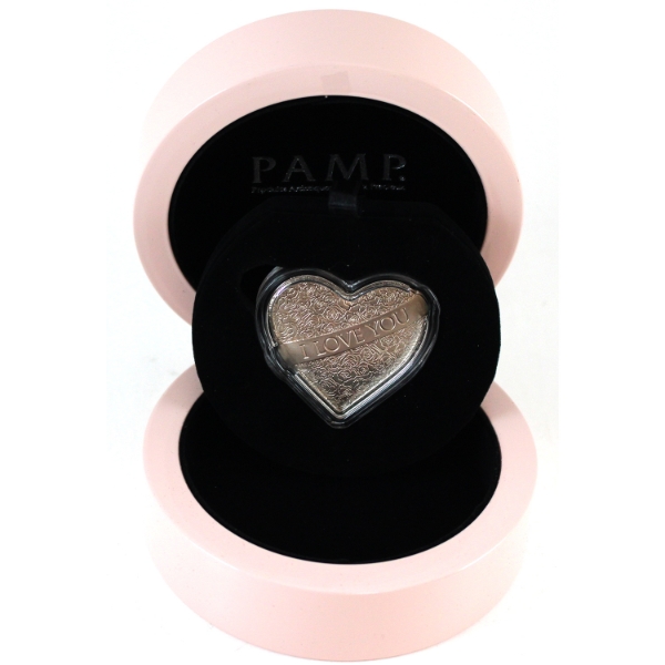 Solomon Islands Silver 2021 $2 With All My Heart Keepsake Coin in Rose Silver