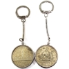 Image 1 : Silver $1 1939 & 1949 Keychains. 2pcs