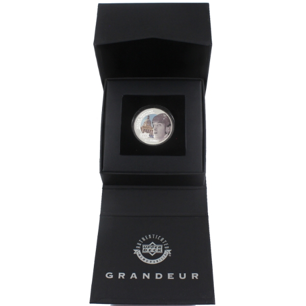 Cook Islands Silver 2017 $5 Upper Deck Grandeur - Wayne Gretzky Colour 1oz .999 Fine Silver Coin
