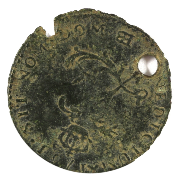 French Regime 1751BB Double Sol Strasbourg Mint Louis XV