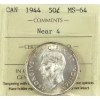 Image 1 : 50-cent 1944 Near 4 ICCS MS64
