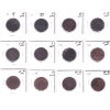 Image 1 : 1-cent 1882-1909 Bulk Collection in 12-Pocket Sheet F to EF-AU. 12pcs.