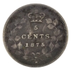 Image 1 : 5-cent 1875H Small Date ICCS F15