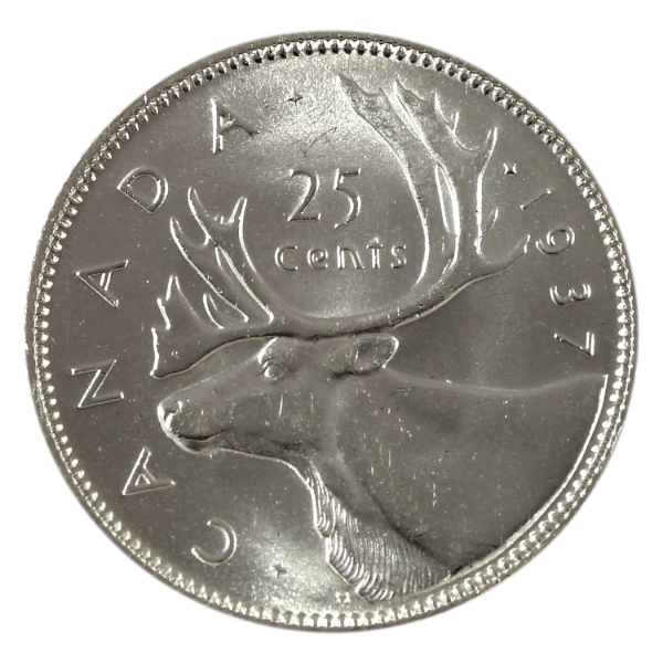 25-cent 1937 Choice BU