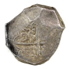Image 2 : Spain Silver 1621-1665 Felipe IV AR 8 Reales Seville, DM Cob Type KM-39, VF