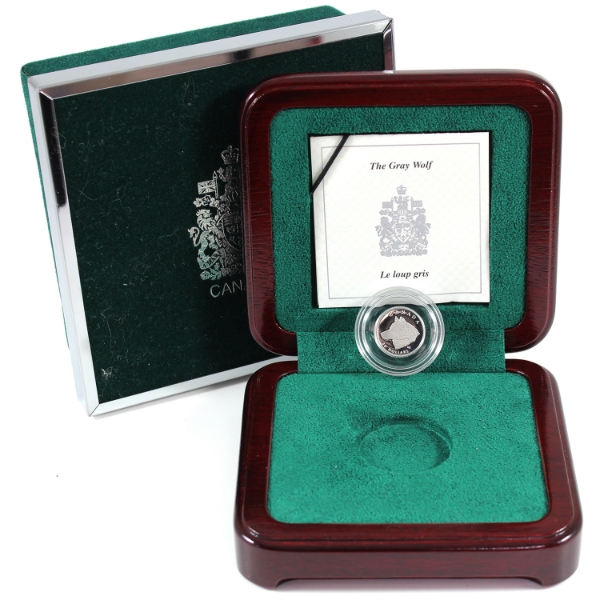 1998 Platinum $30 1/10oz. Gray Wolf .9995 Platinum Coin (Tax Exempt)