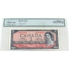 Image 1 : BC-38b 1954 $2 Legacy UNC62 PPQ Beattie-Rasminsky SN:G/R4769155