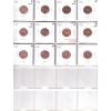 Image 2 : 1-cent 1935-2011 Bulk Collection in 2x 20-Pocket Sheets. 32pcs. 