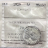 Image 1 : 5-cent 1929 ICCS MS60