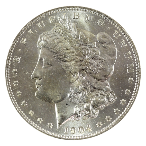 USA Silver 1904O Morgan Dollar Choice BU
