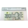 Image 1 : BC-58a 1991 $20 Low Serial # EIA0000750 Legacy GEM UNC66 PPQ Thiessen-Crow w/o Serifs in SN Prefix