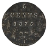 Image 4 : 5-cent 1875H Small Date ICCS VF30 *Key Date*