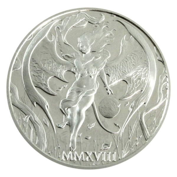 2oz Pheli Mint 2018 Temptation of the Succubus .999 Fine Silver Proof Round (Tax Exempt)