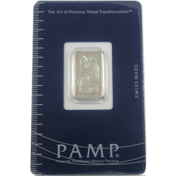 5g PAMP Suisse Lady Fortuna .999 Fine Silver Bar Sealed in Assay Card (Tax Exempt)