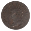 Image 2 : NS-1A1 1823 Half Penny "Thistle Token" EF-AU