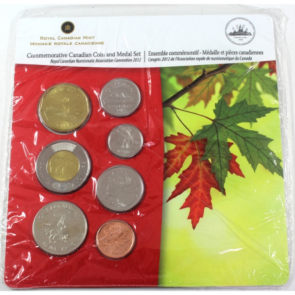 RCNA 2012 Convention Commemorative Coin & Medal Set Issued by the RCM