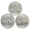 3x 1oz Great Britain 2019 £2 The Royal Arms .999 Fine Silver Coins. 3pcs (Tax Exempt)