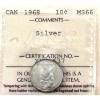 Image 1 : 10-cent 1968 Silver ICCS MS66