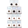 Image 1 : 1-cent 1900-1960 NNC Certified EF45 to MS67. 11pcs. 