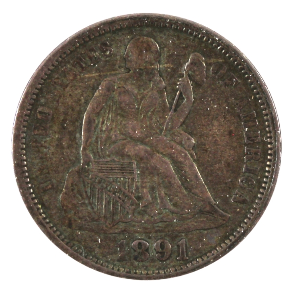 USA 1891O Dime