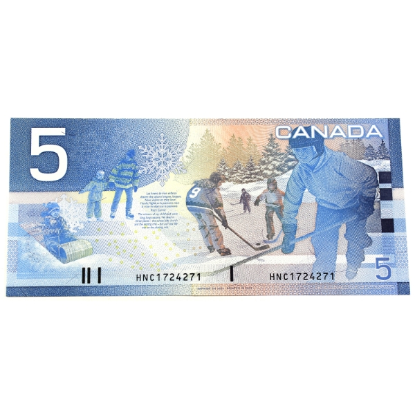 RADAR BC-62a-i-N1-iii 2003 $5 4-digit RADAR CUNC Knight-Dodge SN:HNC1724271
