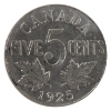 Image 2 : 5-cent 1925 ICCS VF30