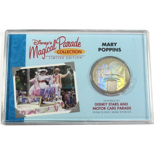 Disney 1990s Ltd. Edition Magical Parade Collection Mary Poppins Medal 26.5g-Cupronickel, 38mm