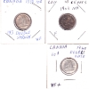 10-cent 1903 No H Fine, 1939 193 Double Struck VF & 1940 Double Struck Date VF. 3pcs