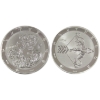 Image 1 : 2x 1oz Tokelau 2024 $5 Zodiac Series- Aquarius & Sagittarius .999 Fine Silver Coins. 2pcs 