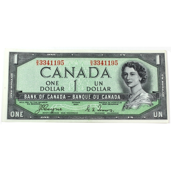 BC-29a 1954 $1 AU-UNC Coyne-Towers SN: B/A3341195