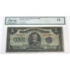 Image 1 : DC-25k 1923 $1 Legacy F12 McCavour-Saunders Purple Seal Group 1 Series C Check Letter C