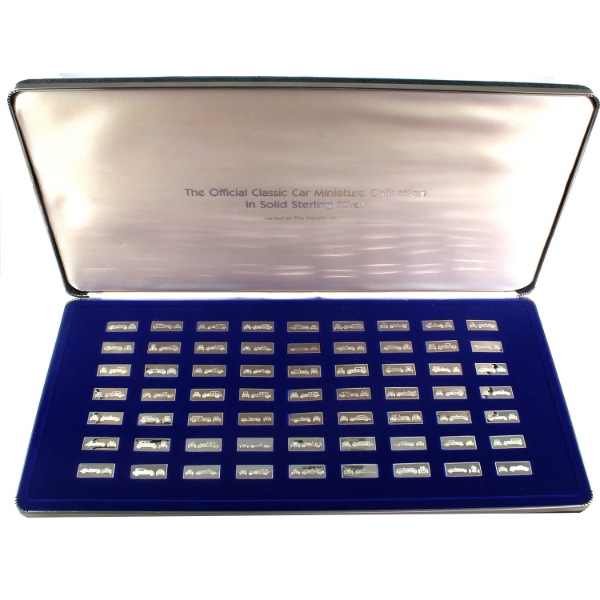 Franklin Mint Victoria Classic Car Museum 1980 Official Classic Car Miniature Collection of 63pcs.
