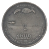 Image 2 : Apollo 13 Odyssey April 17th 1970- Lovell, Swigert & Haise 34.8g Fine Silver Medallion (Tax Exempt)