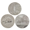 Image 1 : 3x 1oz World Mixed Denomination Assorted Fine Silver Rounds. 3pcs (Tax Exempt)