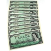 Image 1 : 10x BC-37d 1954 $1 Modified Portrait Consecutive Lawson-Bouey SN: D/I9466050-"59. 10pcs.