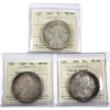 Image 1 : Silver $1 1963-1966 ICCS MS64. 3pcs.