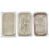 Image 1 : 3x 1oz SilverTowne Vintage Assorted Design .999 Silver Bars. 3pcs. (Tax Exempt)