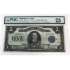 Image 1 : DC-25h 1923 $1 PMG VF25, McCavour-Saunders, Series A, Group 2, Blue Seal SN:A3233682 Check Letter D