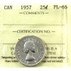 Image 1 : 25-cent 1957 ICCS PL66