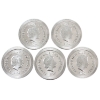 Image 2 : 5x 1oz Niue 2020 $2 Athenian Owl Stackable .999 Fine Silver. 5pcs.  (Tax Exempt)