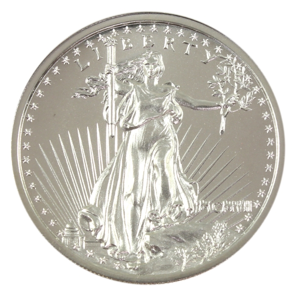 2oz Intaglio Mint Silver Eagle .999 Fine Silver Round (Tax Exempt)