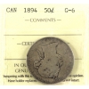 Image 1 : 50-cent 1894 ICCS G6