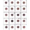 Image 1 : 1-cent 1935-2011 Bulk Collection in 2x 20-Pocket Sheets. 32pcs. 