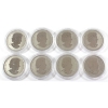 Image 2 : 2012 25-cent CFL Champion Coins w/ Selective Colour. 8pcs.