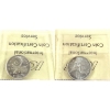 Image 2 : 25-cent 1945 MS64, & 1953 Large Date MS65 ICCS. 2pcs.
