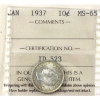 Image 1 : 10-cent 1937 ICCS MS65